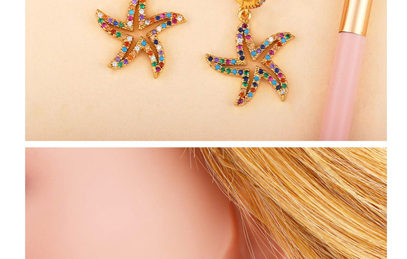 Fashion Little Stars Pentagram Earrings,Earrings