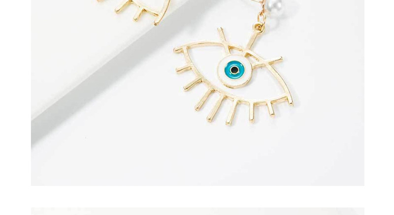 Fashion Gold Eye Pearl Earrings,Drop Earrings