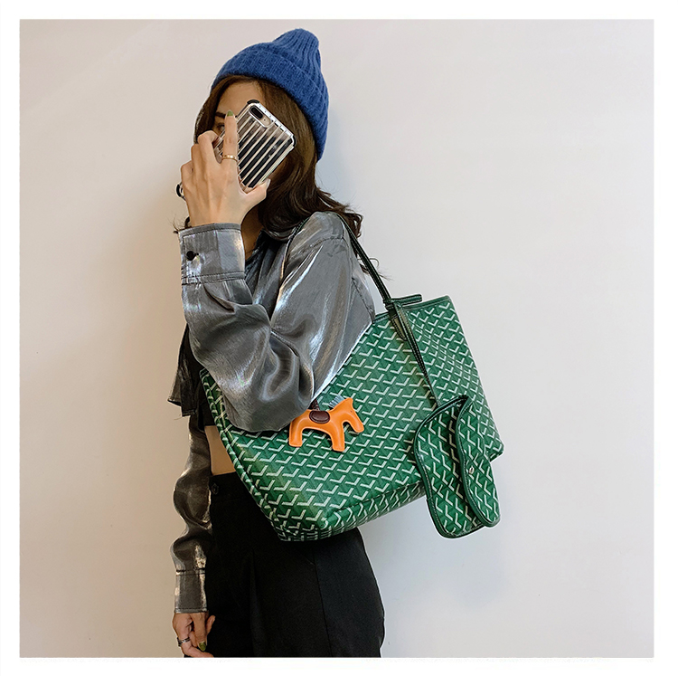 Fashion Green Printed Mother Handbag,Messenger bags
