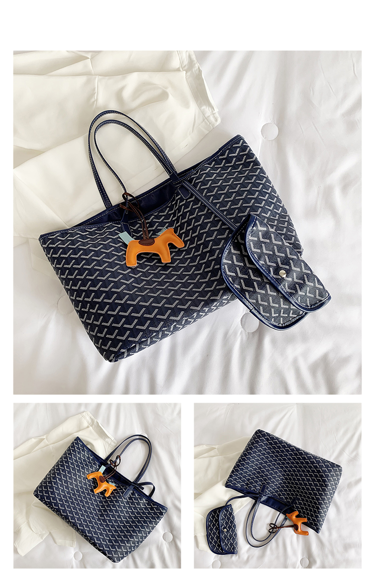 Fashion Blue Printed Mother Handbag,Messenger bags