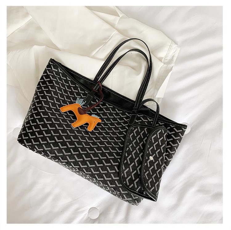 Fashion Black Printed Mother Handbag,Messenger bags