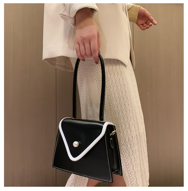 Fashion Khaki Contrast Stitching Shoulder Messenger Bag,Messenger bags