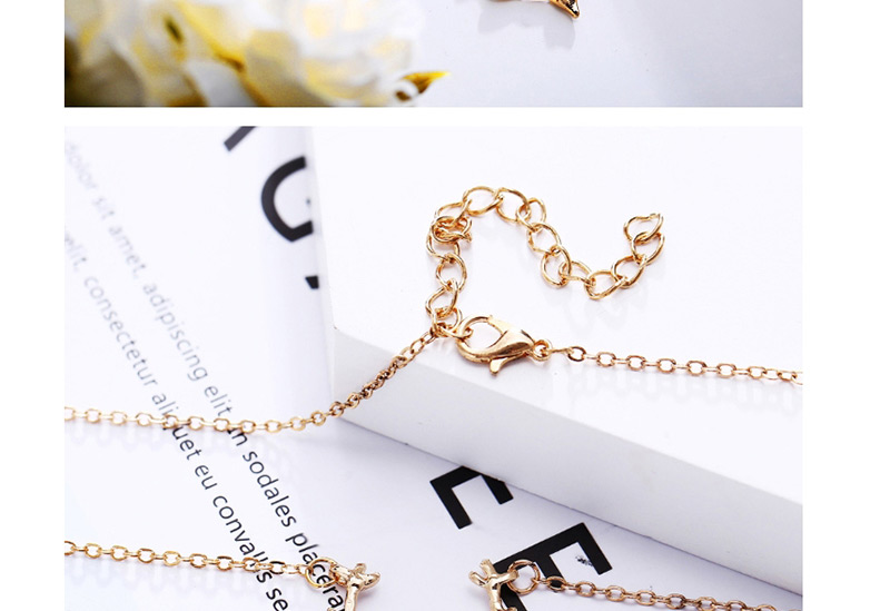 Fashion Gold Elk Necklace,Pendants