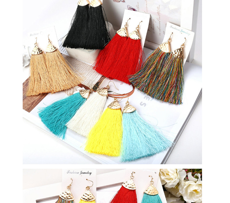 Fashion Color Tassel Earrings,Drop Earrings