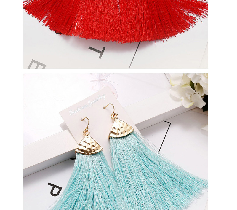 Fashion Red Tassel Earrings,Drop Earrings