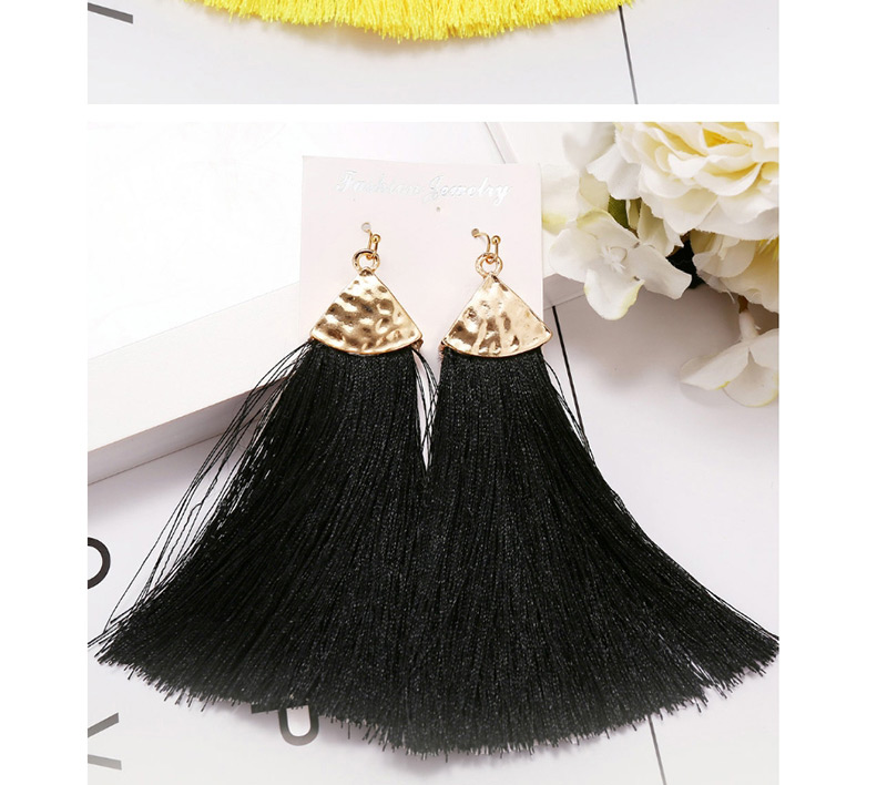 Fashion Black Tassel Earrings,Drop Earrings