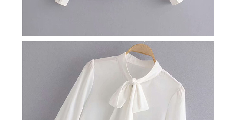 Fashion White Bow Tie Shirt,Hair Crown