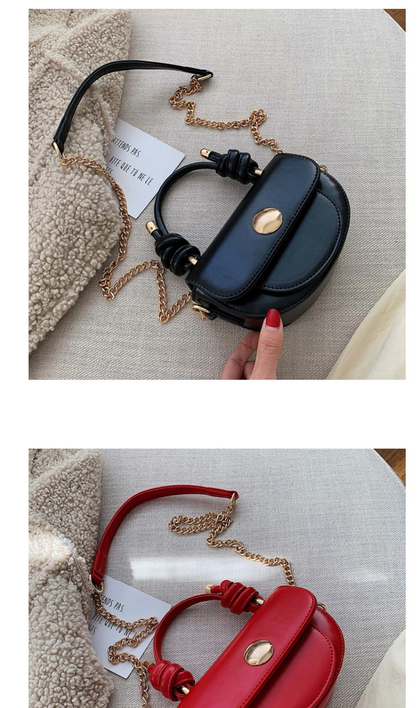 Fashion Red Wine Chain Shoulder Portable Messenger Bag,Handbags