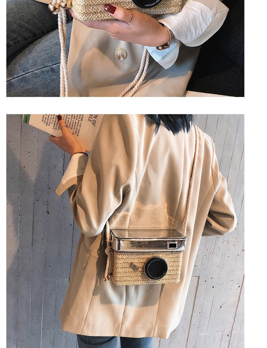 Fashion Khaki Woven Crossbody Shoulder Bag,Shoulder bags