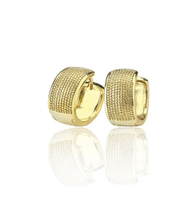 Fashion Gold Plating Gold-plated Strassed Earrings,Earrings