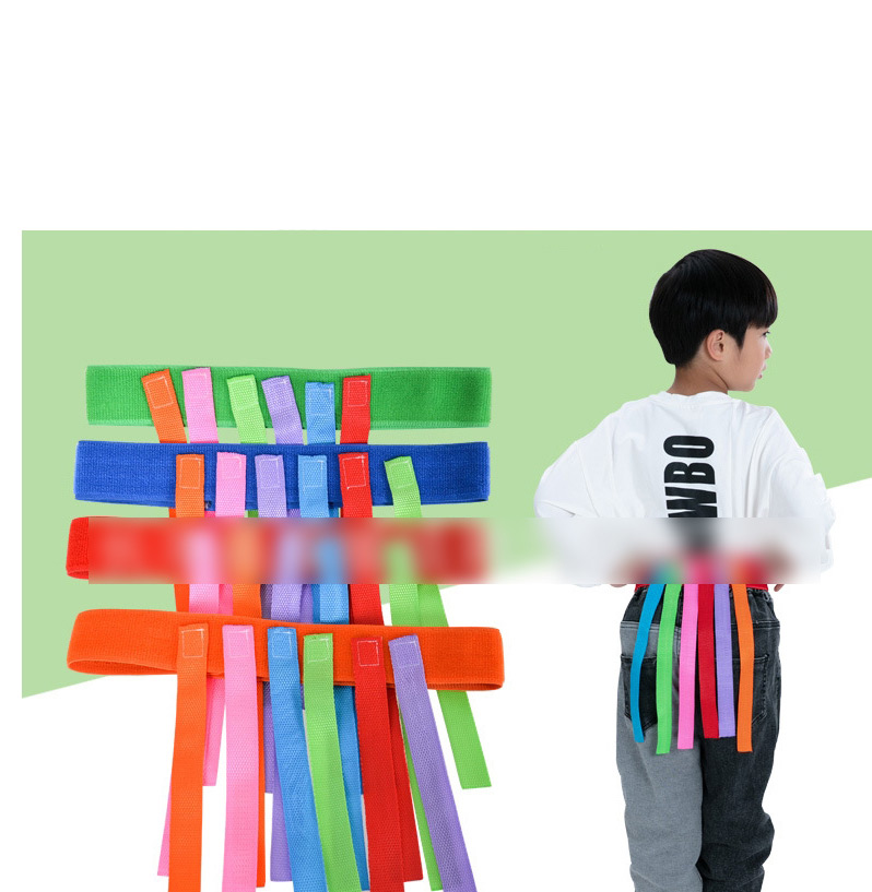Fashion Red Tie + 6 Tails Tail Tail Straps For Children