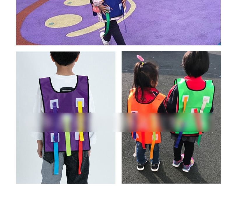 Fashion Purple Vest Tail Sticky Jersey Outdoor Children