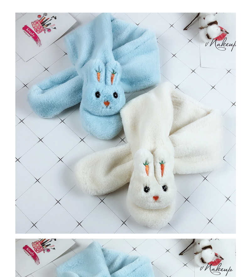 Fashion Khaki Cartoon Rabbit Furry Cross Children