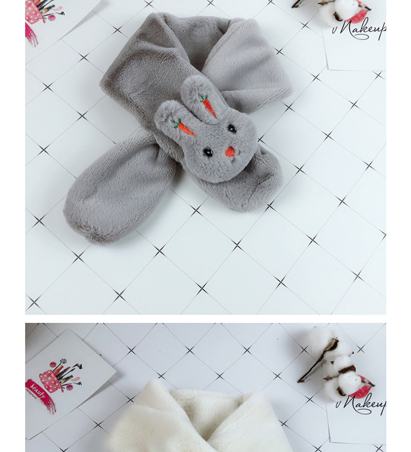 Fashion Shy Rabbit Gray Cartoon Rabbit Furry Cross Children