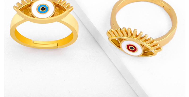 Fashion Blue Eye Drop Ring,Rings