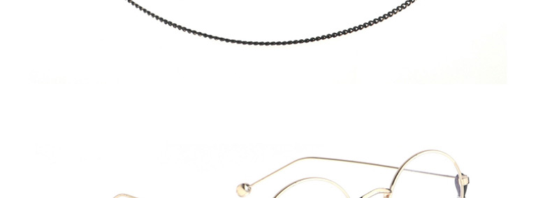 Fashion Black Hang Neck Heart Chain Glasses Chain,Sunglasses Chain