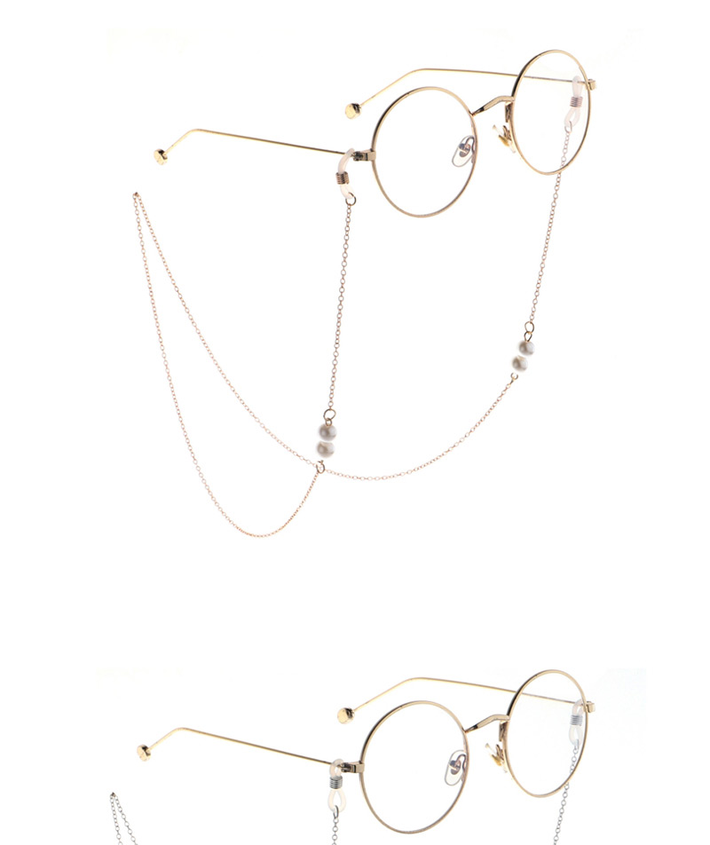 Fashion Silver Non-fading Pearl Eyeglass Chain,Sunglasses Chain