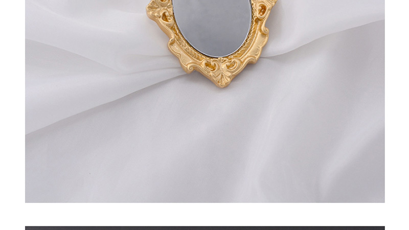 Fashion Gold Carved Mirror Photo Frame Brooch,Korean Brooches
