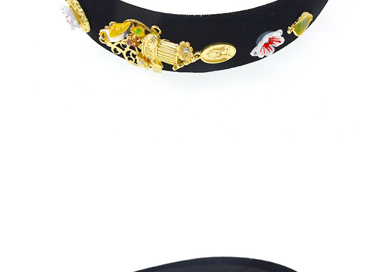 Fashion Black Satin And Diamond Bird Headband,Head Band