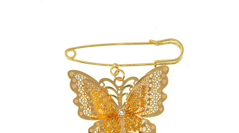 Fashion Gold Butterfly Large Brooch,Korean Brooches