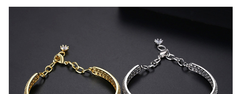 Fashion 18k Hollow Lock Bracelet,Bracelets