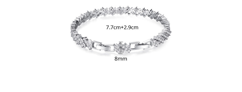 Fashion Platinum Pave Bracelet,Bracelets