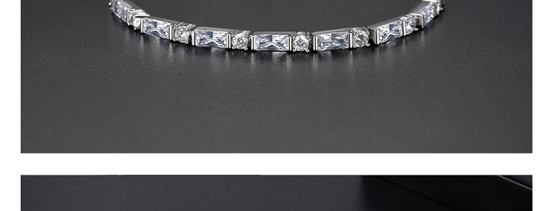 Fashion Platinum Copper Inlaid Zirconium Bracelet,Bracelets