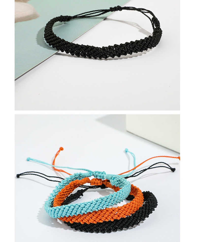 Fashion Khaki Wax Line Wide Side Bracelet,Fashion Bracelets