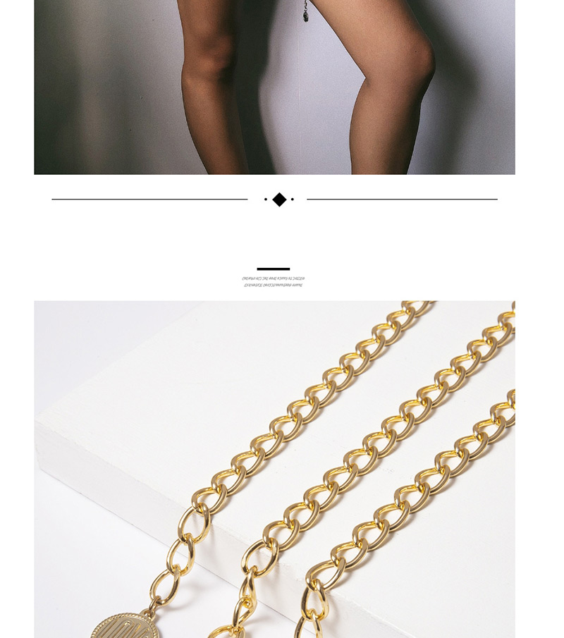 Fashion White K Letter Geometry Single Layer Love Tassel Waist Chain,Body Piercing Jewelry