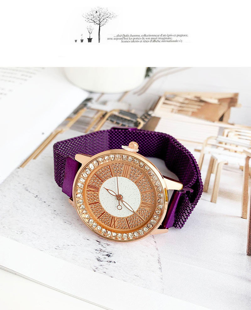 Fashion Khaki Alloy Diamond Watch,Ladies Watches
