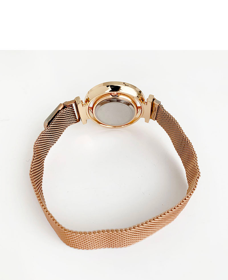 Fashion Brown Alloy Diamond-enhanced Dialable Watch,Ladies Watches
