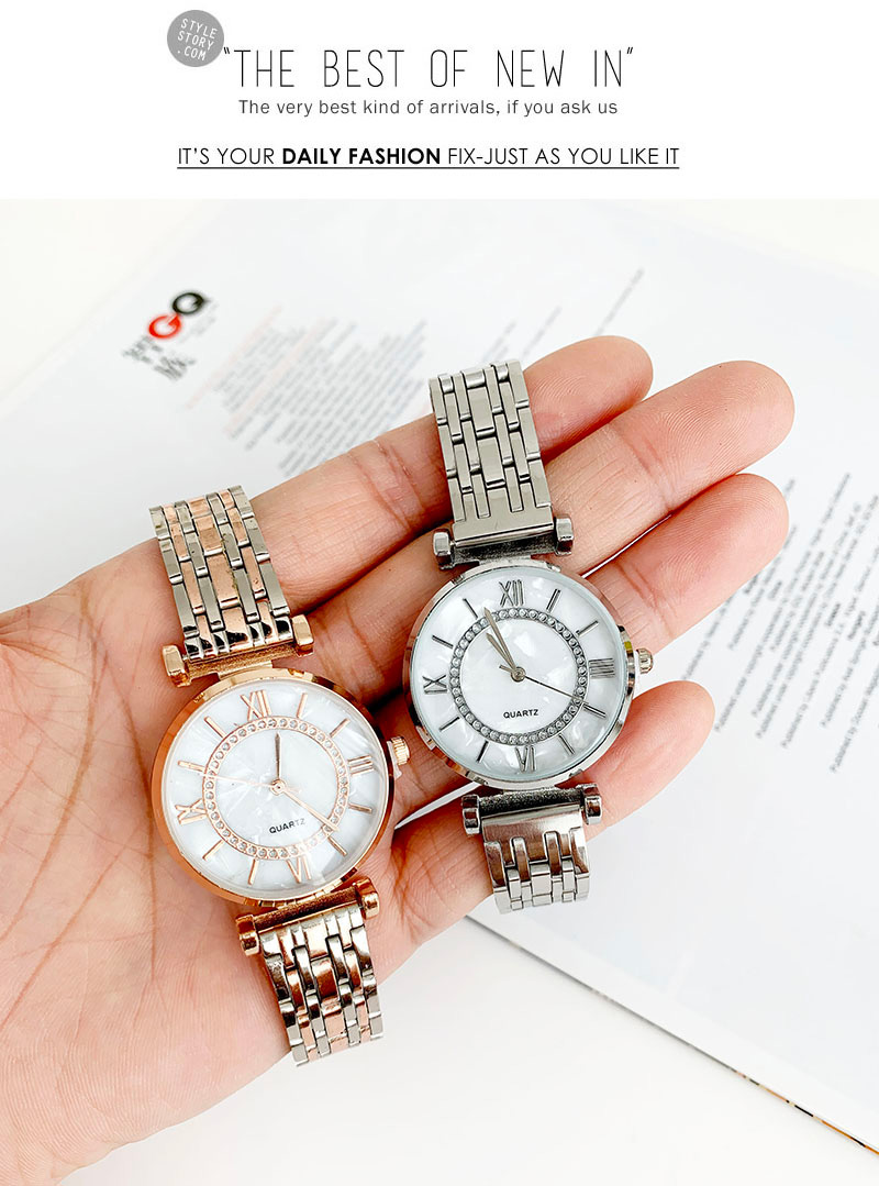 Fashion Silver Alloy Chain Watch,Ladies Watches