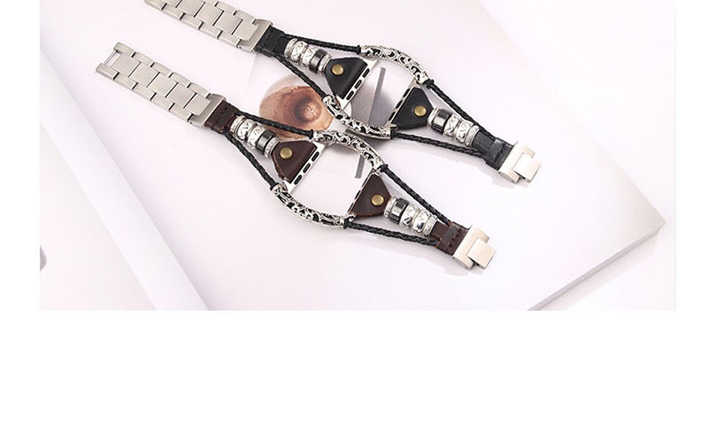 Fashion Brown Stainless Steel Strap (for Applewatch3/4),Bracelets