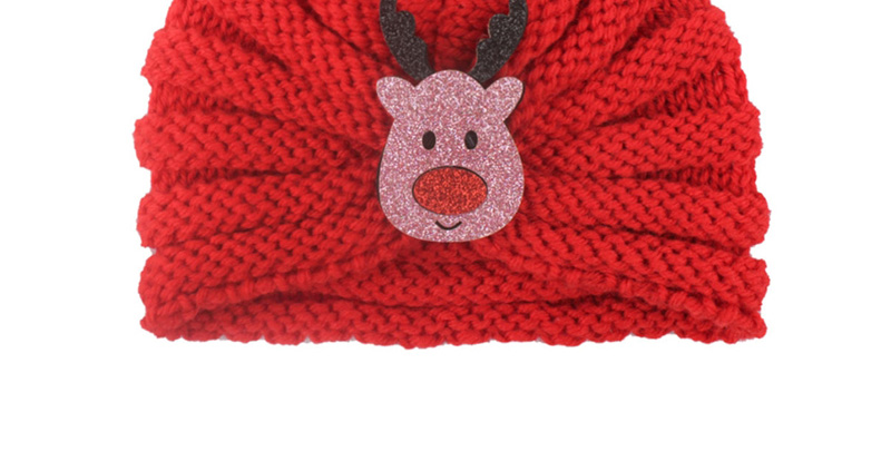 Fashion Red Cartoon Knitted Wool Children