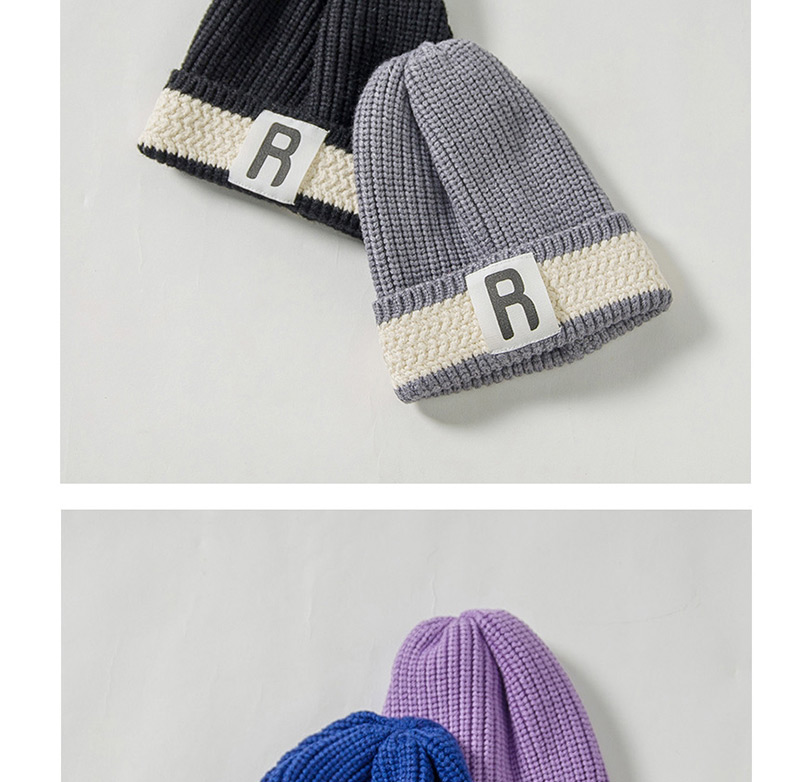 Fashion Purple Wool Cap Adult Models (56-60),Knitting Wool Hats