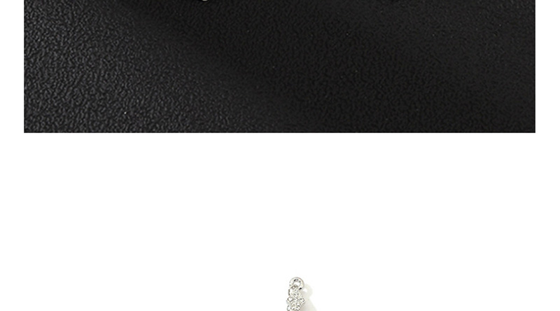 Fashion Silver Cross Micro-studded Earrings Single,Stud Earrings