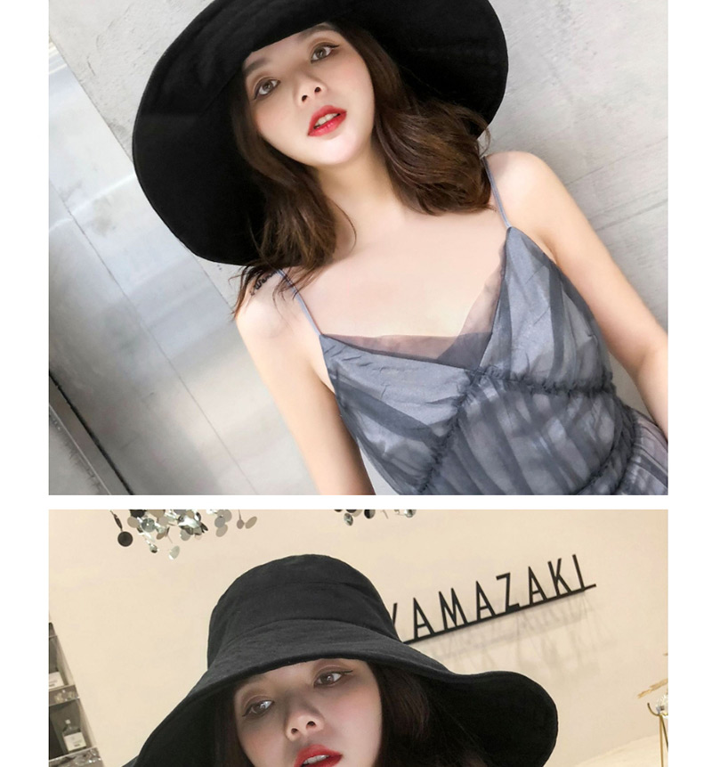 Fashion Khaki Sun Protection Folding Basin Cap,Sun Hats