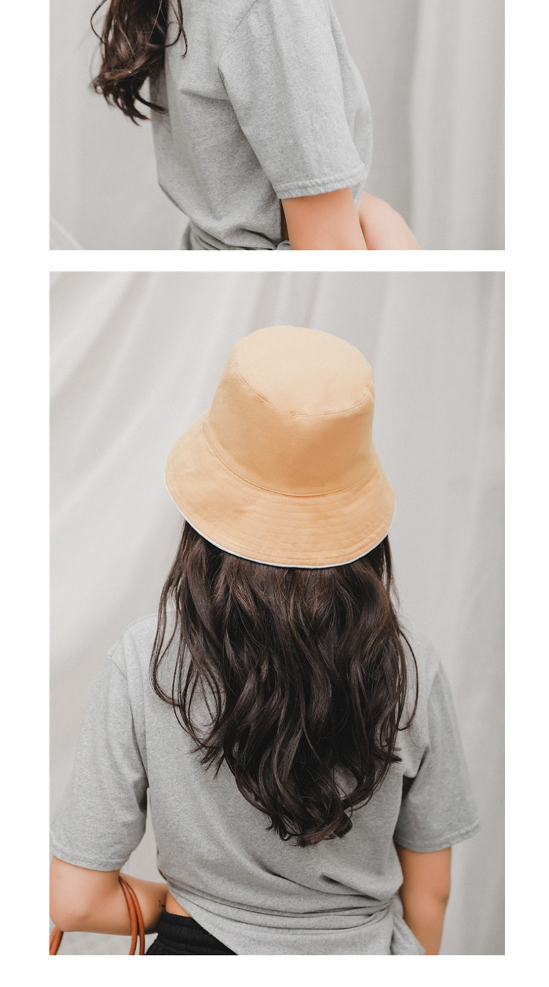 Fashion Pink Sunscreen Double-sided Folding Fisherman Hat,Sun Hats