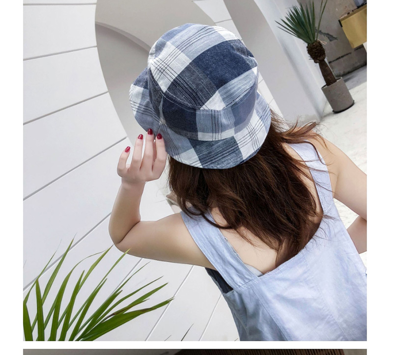 Fashion Rice Lattice Sunscreen Folding Fisherman Hat,Sun Hats