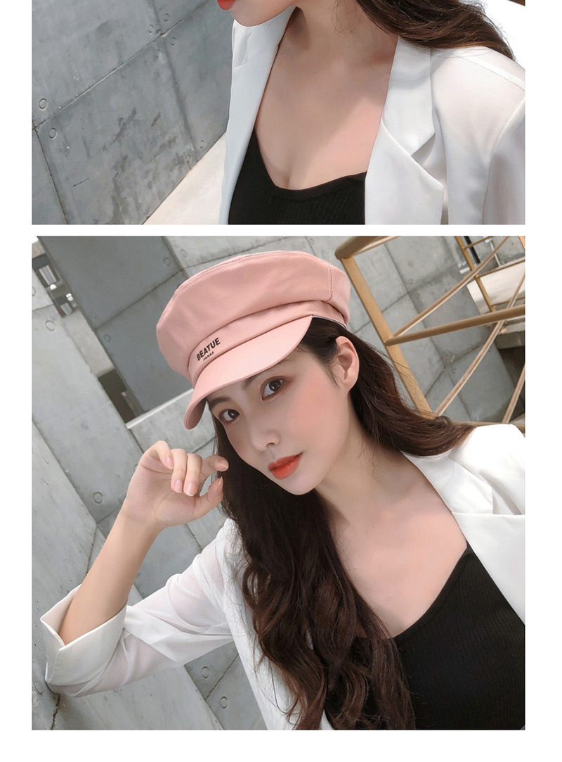 Fashion White Pu Leather Flat Navy Cap,Beanies&Others