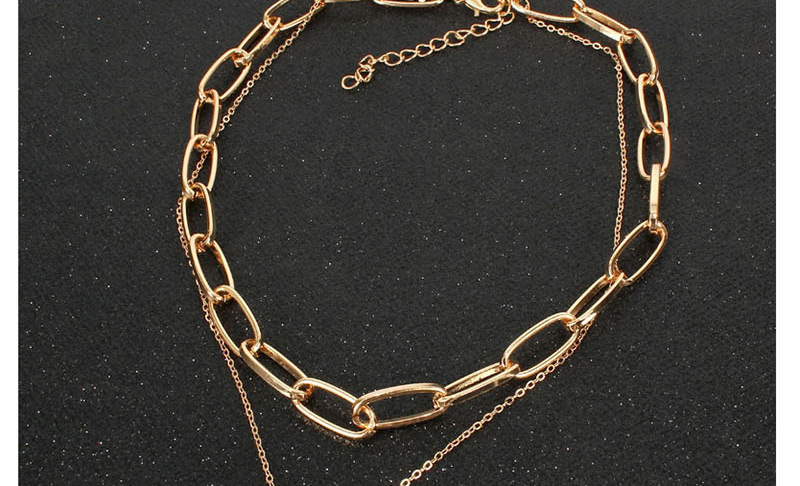 Fashion Gold Alloy Necklace,Multi Strand Necklaces