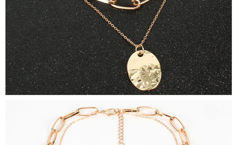 Fashion Gold Alloy Necklace,Multi Strand Necklaces