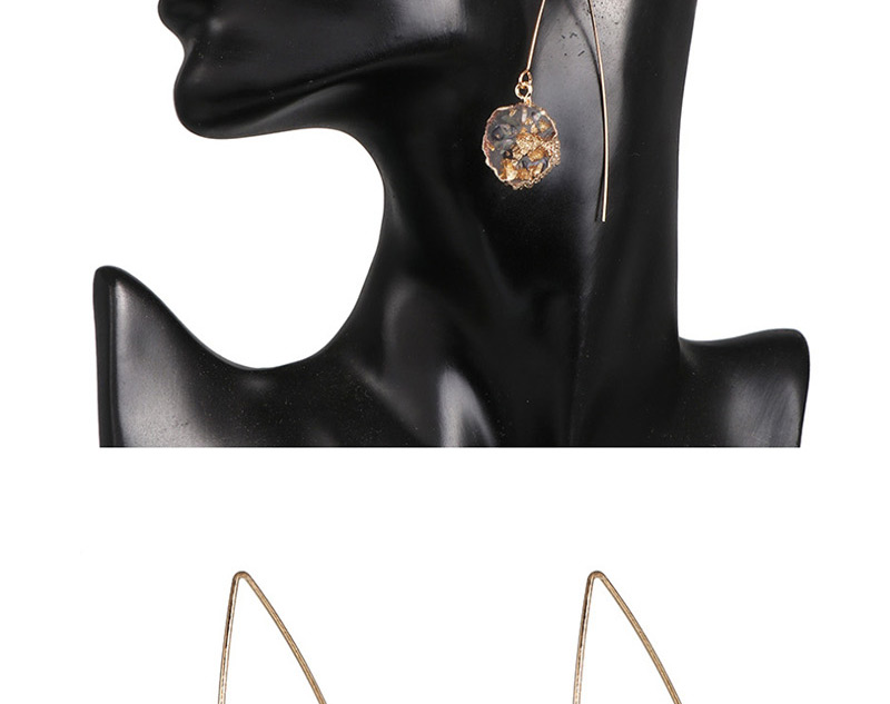 Fashion Color Geometric Epoxy Cluster Droplet Earrings,Drop Earrings