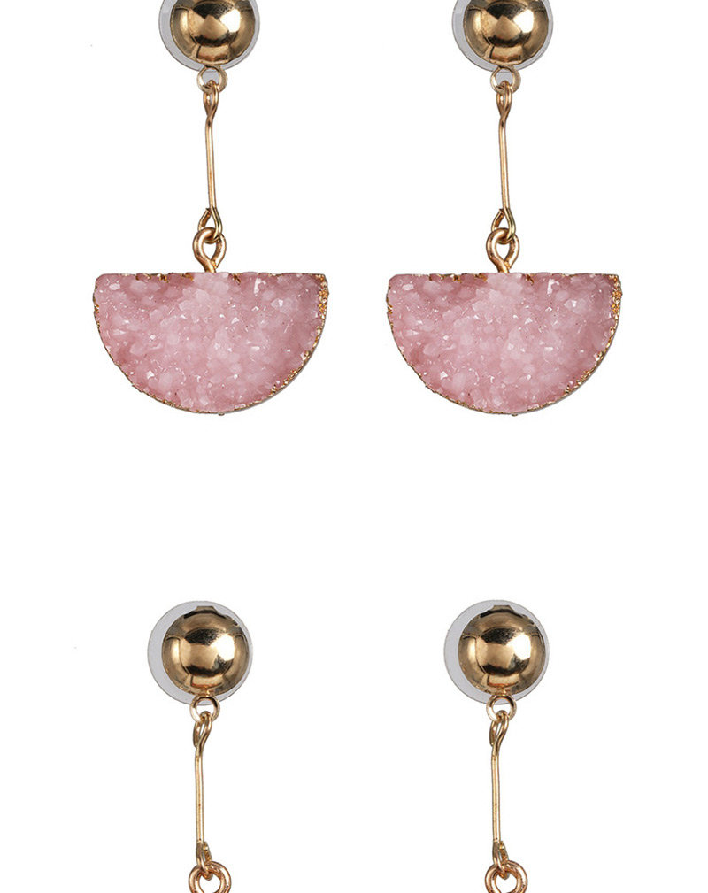 Fashion Pink Water Drop Earrings,Drop Earrings