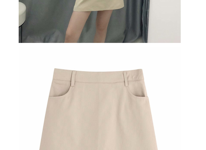 Fashion Beige A Skirt Skirt,Skirts