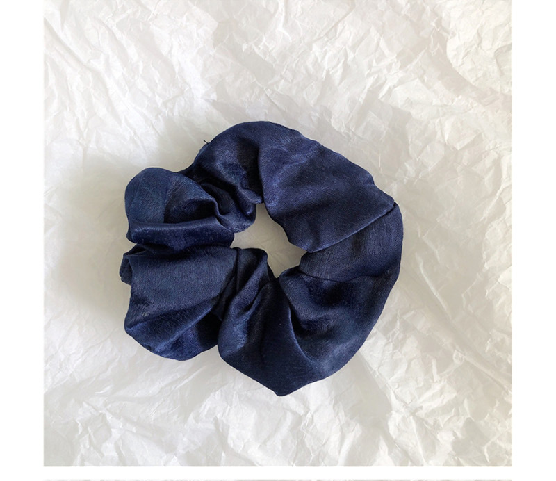 Fashion Lake Blue Silk Solid Color Fabric Head Rope,Hair Ring