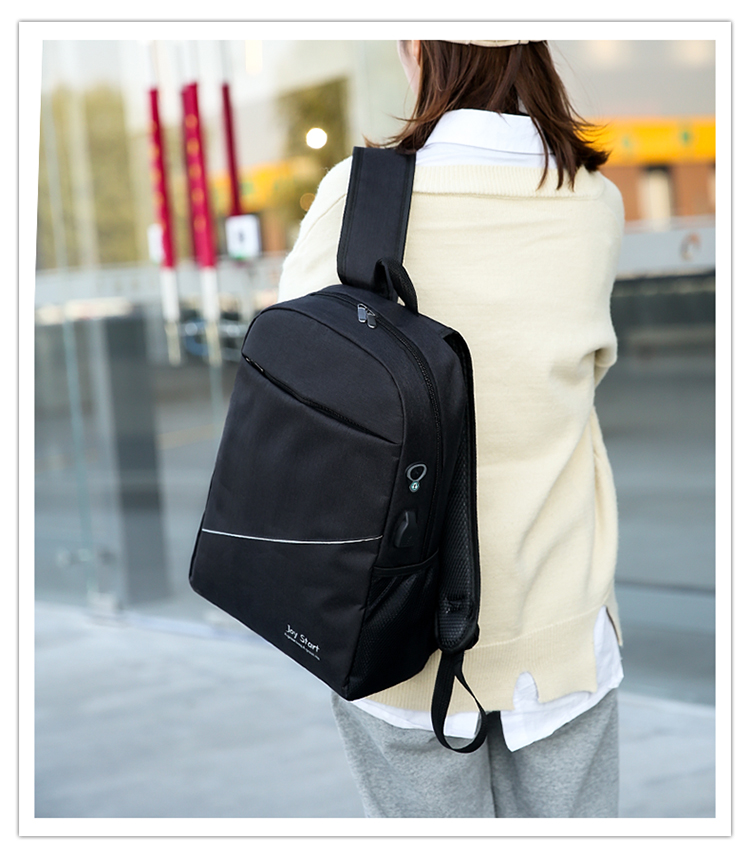 Fashion Blue Letter Shoulder Bag Three-piece,Backpack