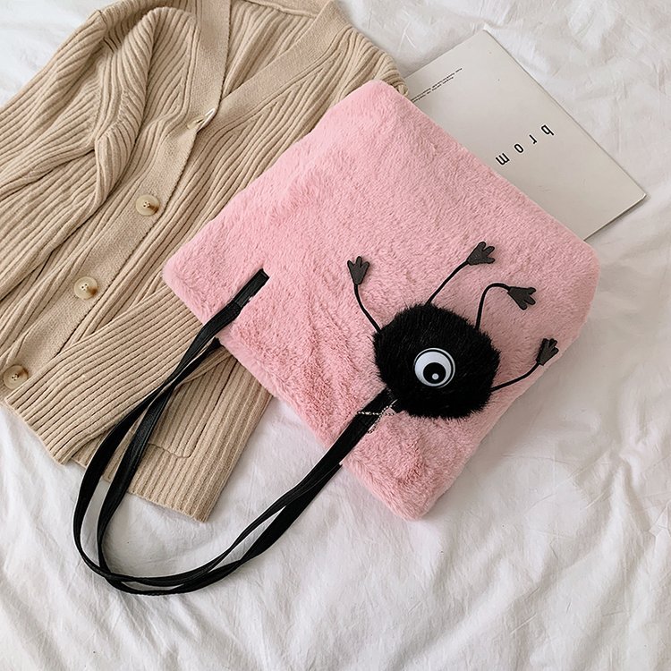 Fashion Black Eye Hair Shoulder Bag,Messenger bags