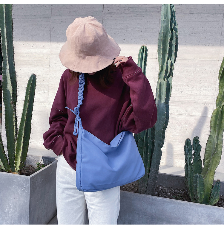 Fashion Blue Bow Wide Shoulder Bag,Messenger bags