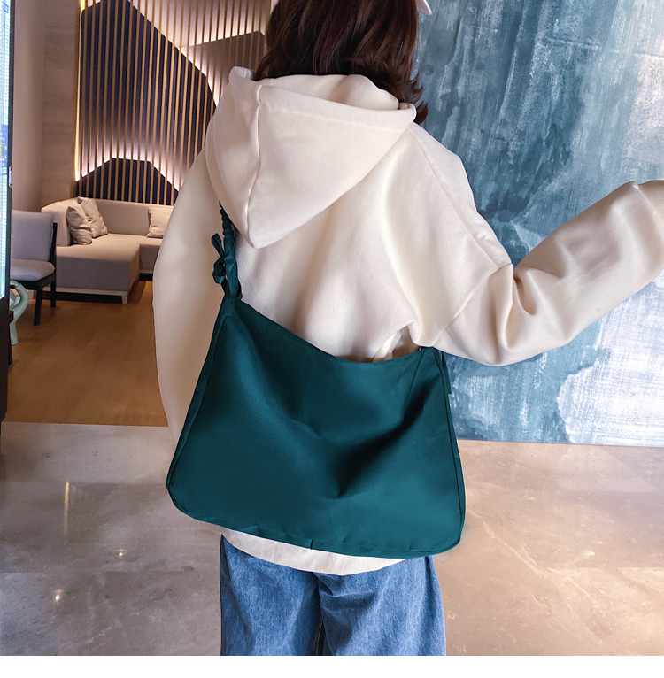 Fashion White Bow Wide Shoulder Bag,Messenger bags